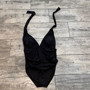 NWT Black Halter Swimsuit